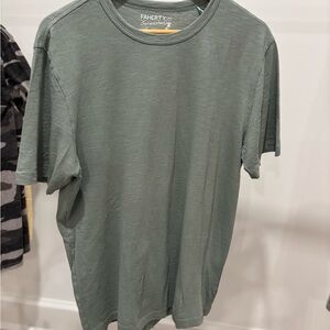 Faherty Men's Sage Short Sleeve Sunwashed Tee